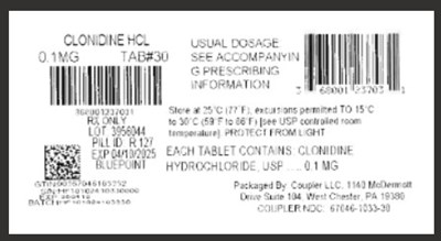Label (Clonidine 0.1mg)